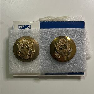 WW2 N.S. Meyer Made Heavy US Army Enlisted Hat Badge -